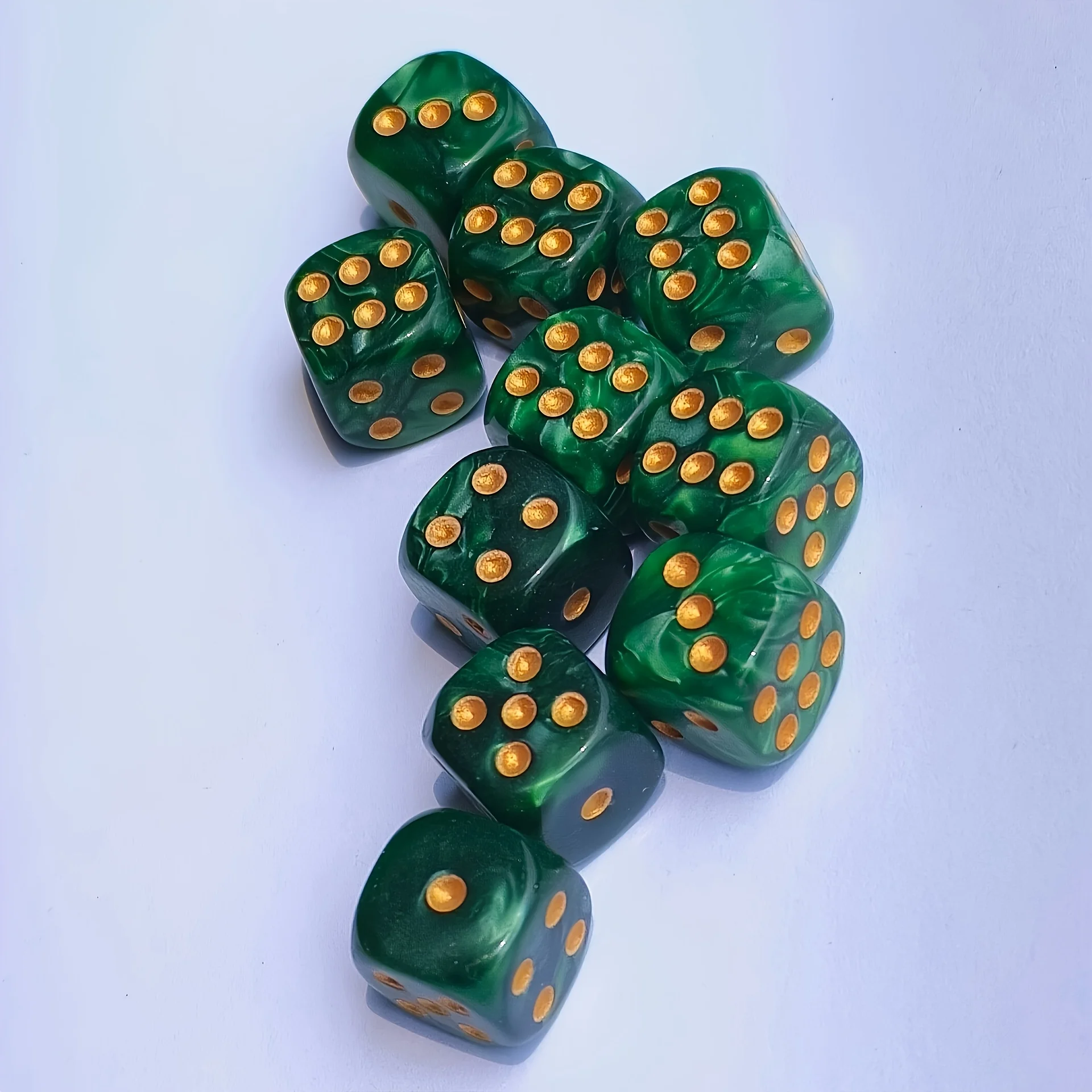 Board Game Live - 10 Peças de Dados D6 de