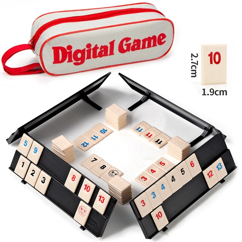 Board Game Zone - Jogo de cubo rummy com 4