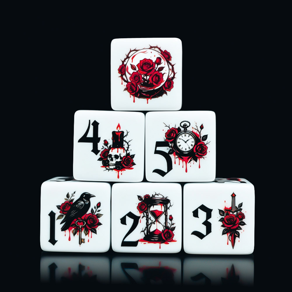 12 Peças de Dados Acrílicos D6 - Board Game Live avaliação e preço