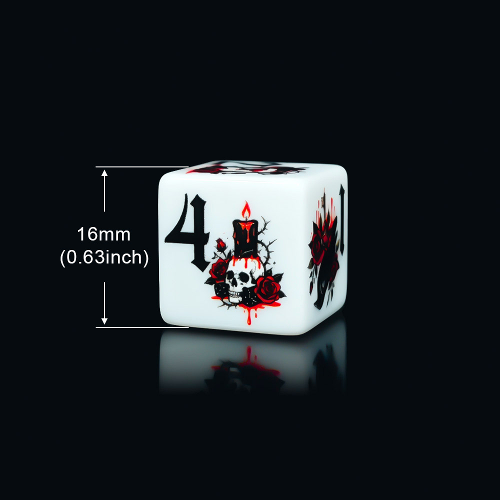 12 Peças de Dados Acrílicos D6 - Board Game Live avaliação e preço