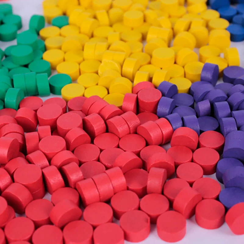 100 peças 9 cores peças de jog - Board Game Sequence avaliação e preço