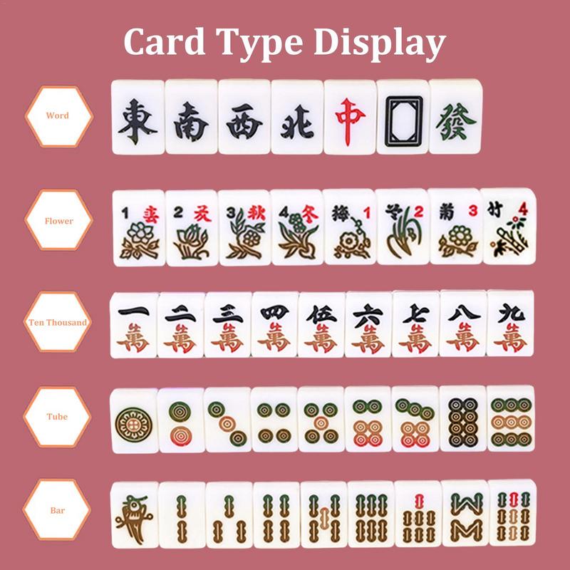 Portátil mahjong jogo de tabul - Board Game Zone avaliação e preço