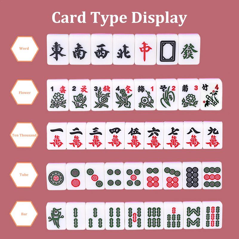 Portátil mahjong jogo de tabul - Board Game Zone avaliação e preço