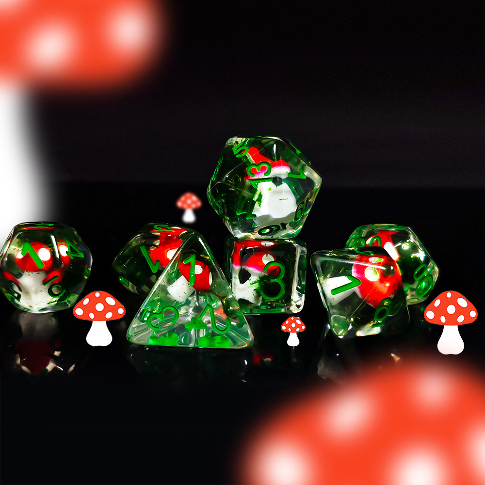7 pçs/set dnd dados resina tra - Board Game Rpg avaliação e preço
