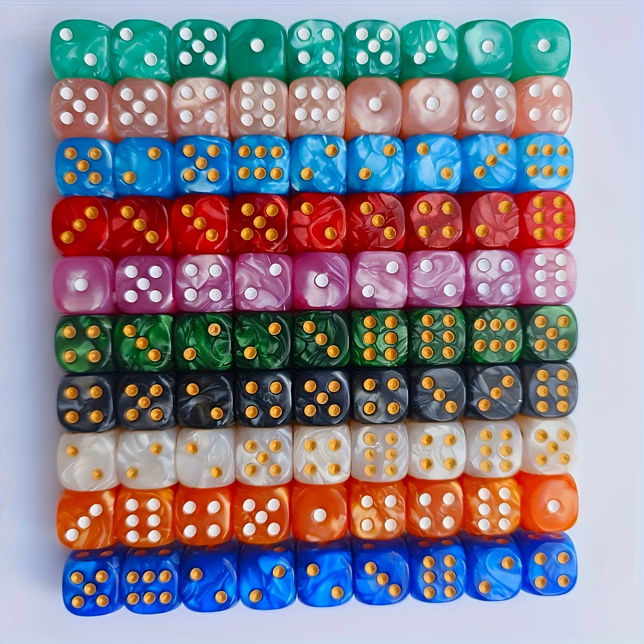 10 Peças de Dados D6 de Acríli - Board Game Live avaliação e preço