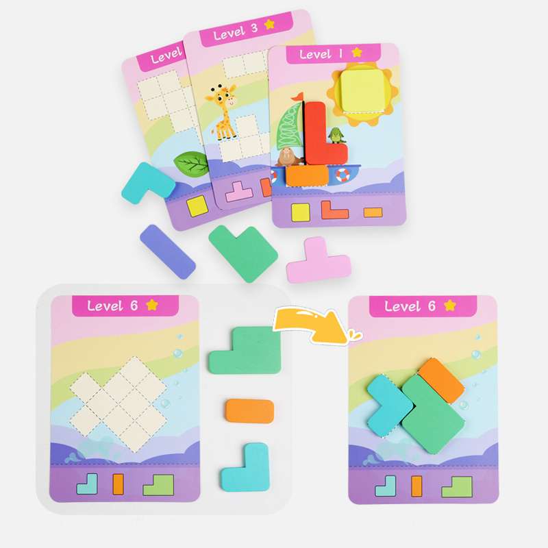 Brinquedo de quebra-cabeça edu - Board Game Quiz avaliação e preço