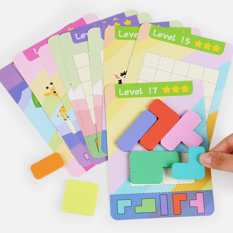 Brinquedo de quebra-cabeça edu - Board Game Quiz avaliação e preço