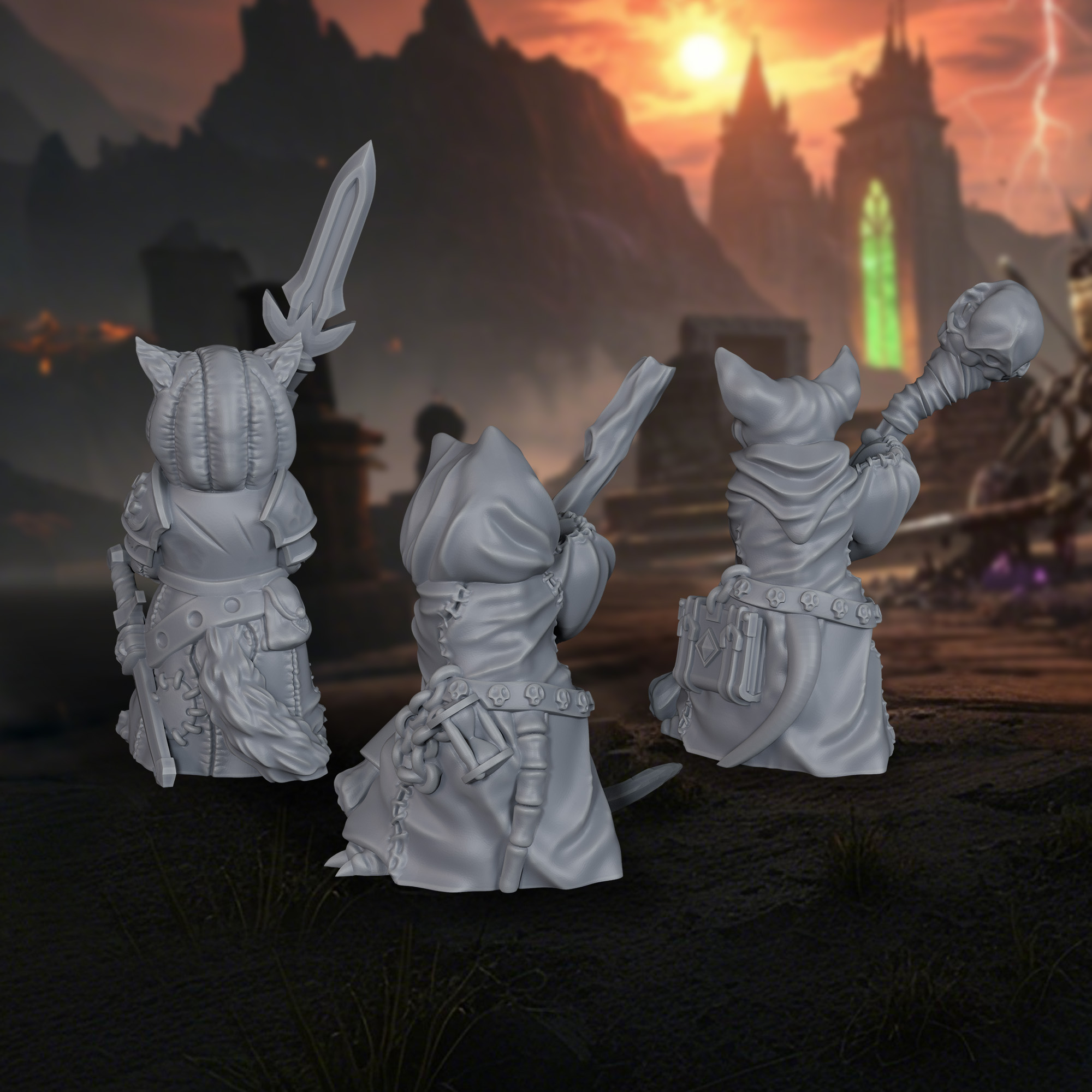 Conjunto de Miniaturas Três Ga - Board Game Rpg avaliação e preço