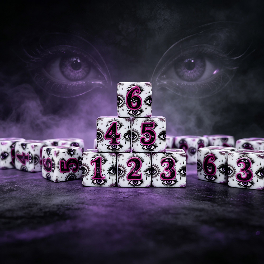 12 Peças de Dados Acrílicos D6 - Board Game Rpg avaliação e preço
