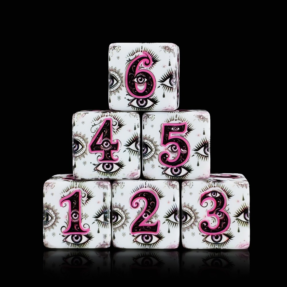 12 Peças de Dados Acrílicos D6 - Board Game Rpg avaliação e preço